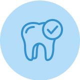 tooth and checkmark icon